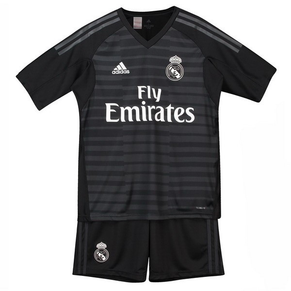 Camiseta Real Madrid Primera equipación Niños Portero 2018-2019 Negro
